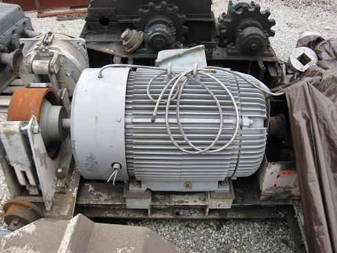 Motor 100-50HP 575Volt GE Motor w/ Wheel Brake